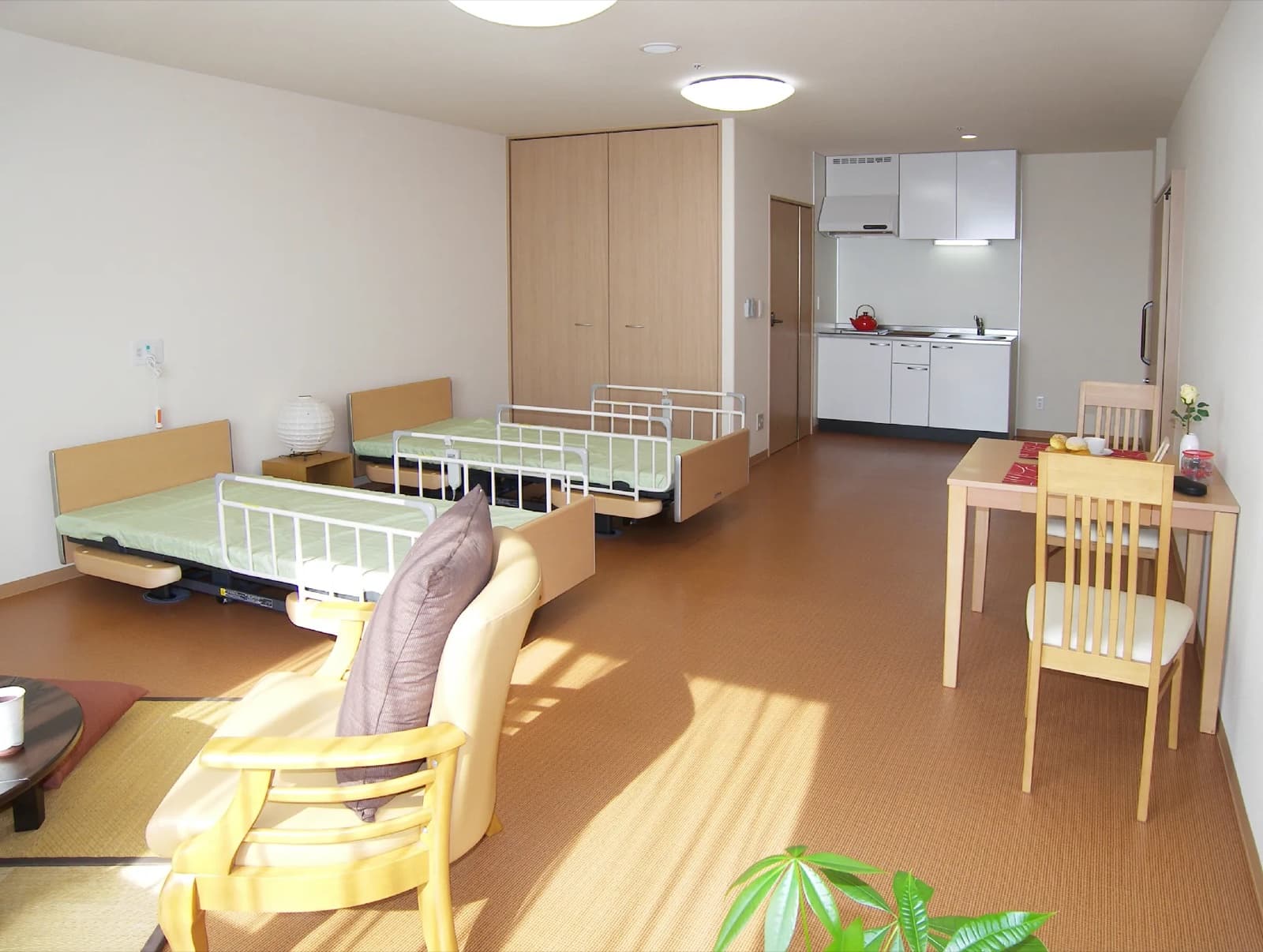 2人部屋は1人分ずつの料金