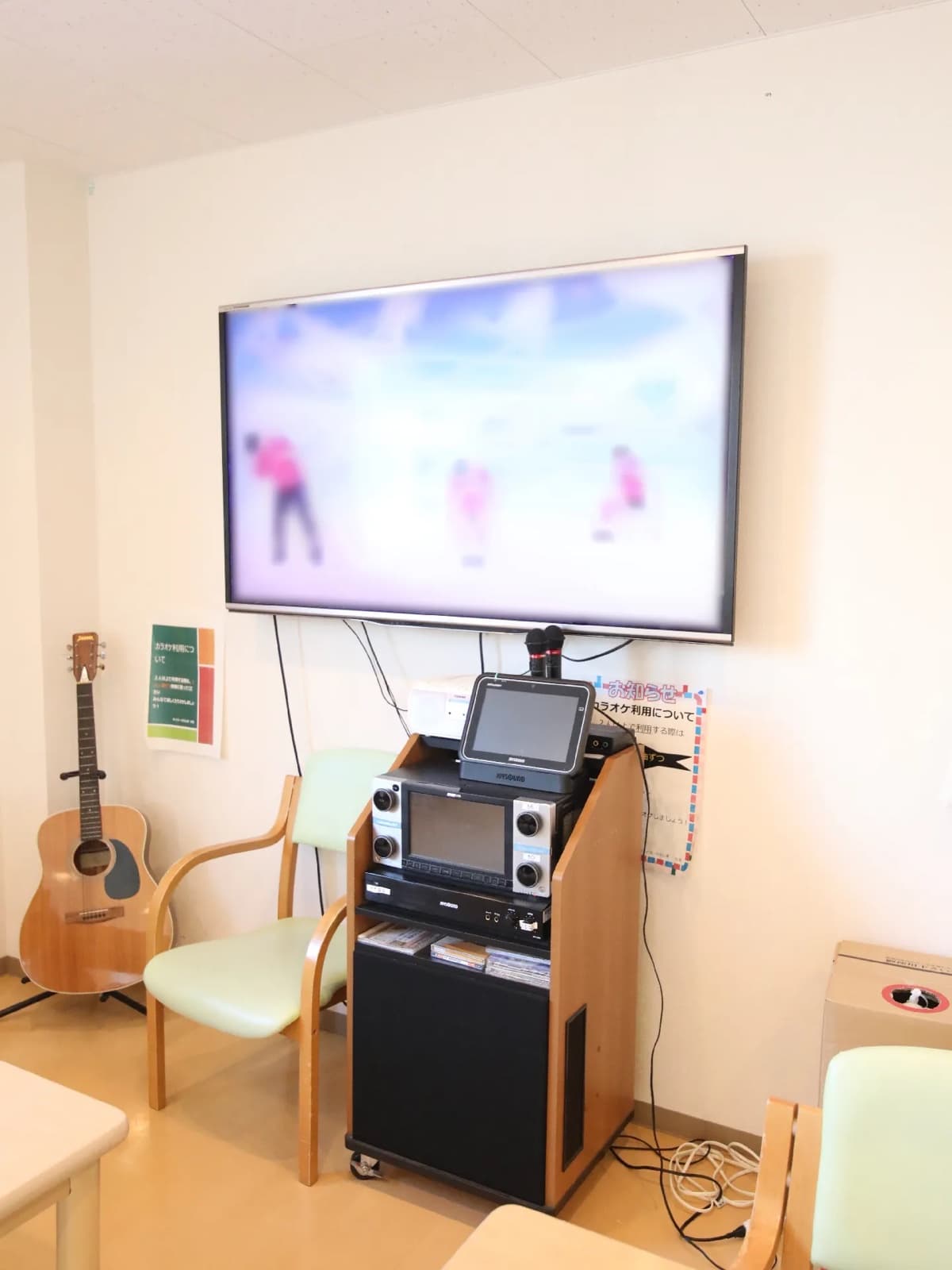 カラオケを楽しめるテレビ