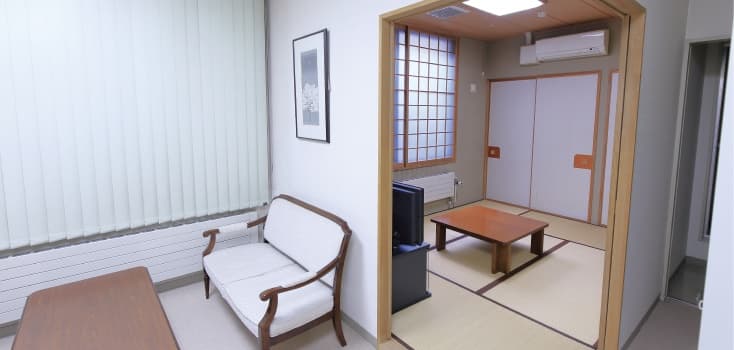 家族訓練室や理美容室