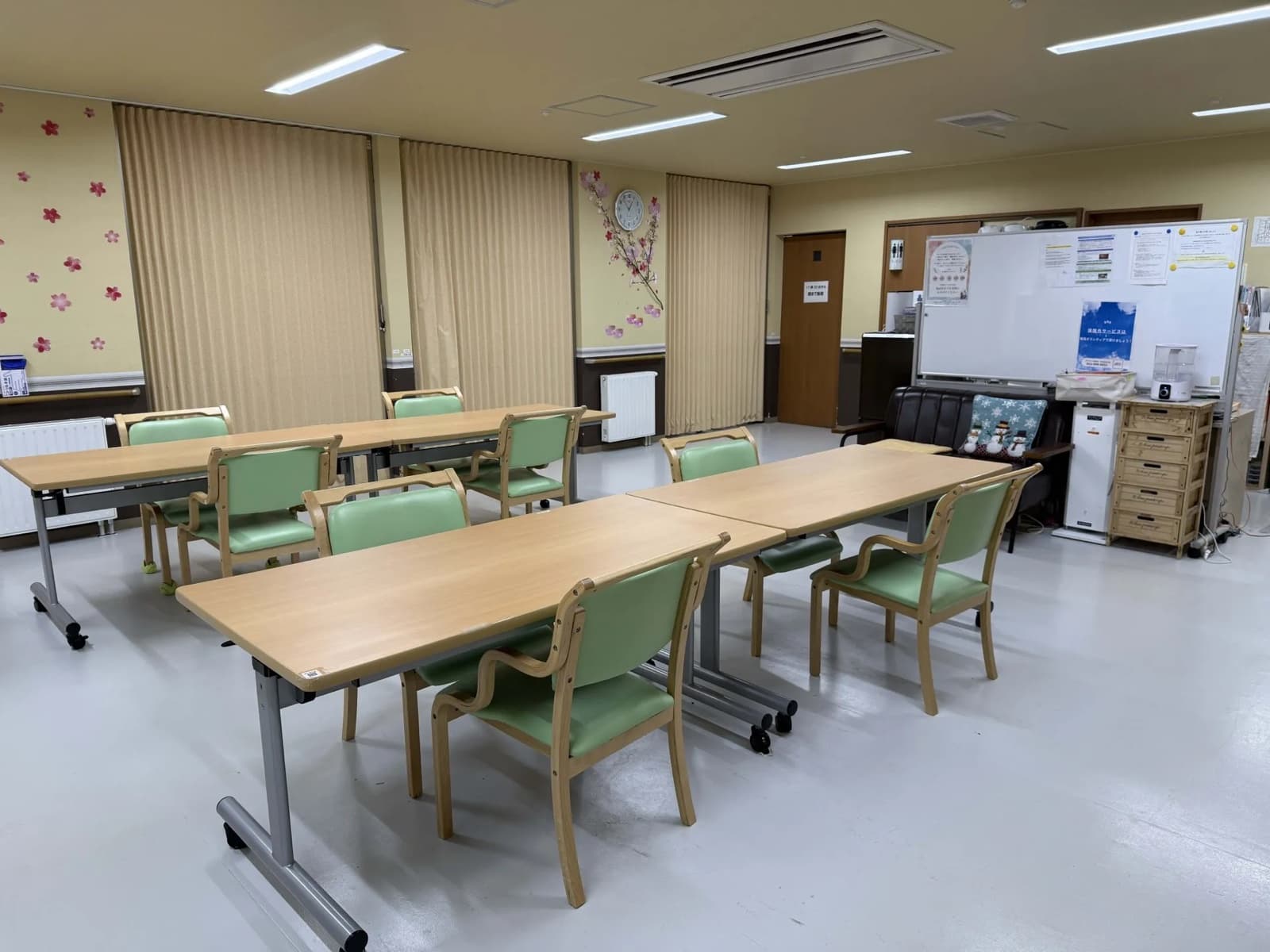 お部屋の外でも過ごせる